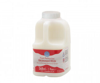 Skimmed Milk Pint Plastic (RED)